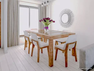 Vista comedor modelo Aragón