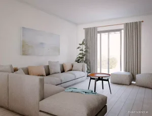 Vista living modelo Aragón