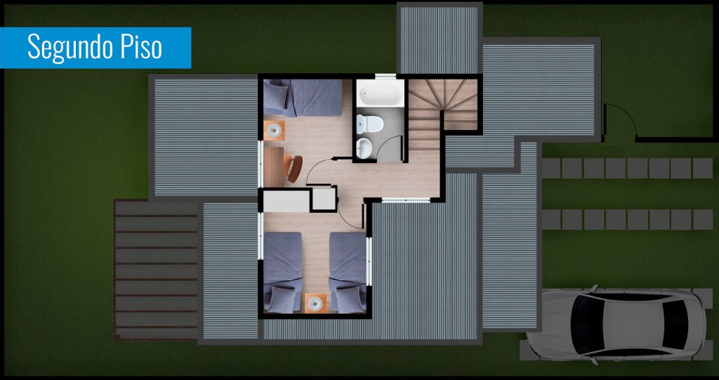Segundo piso modelo Asturias